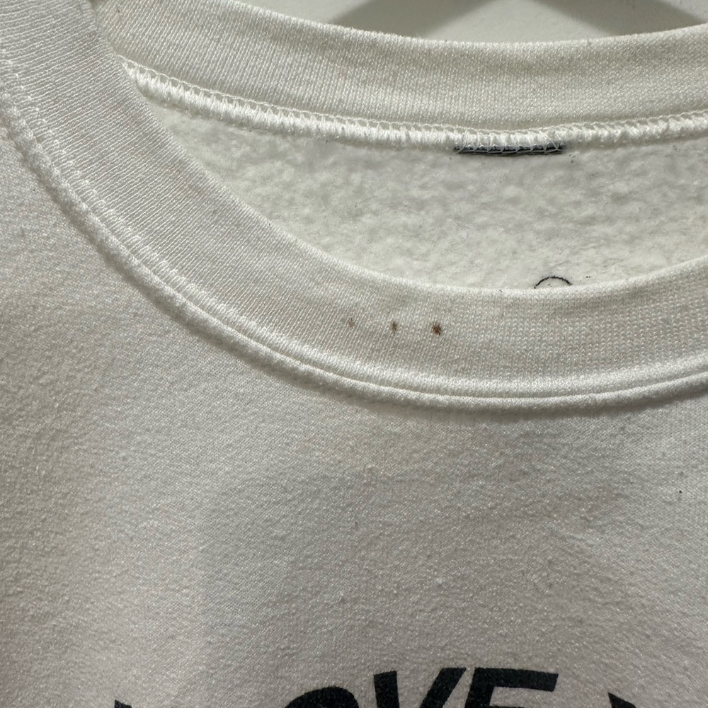 Lonely Ghost White Fleece Top - Picture 4 of 4